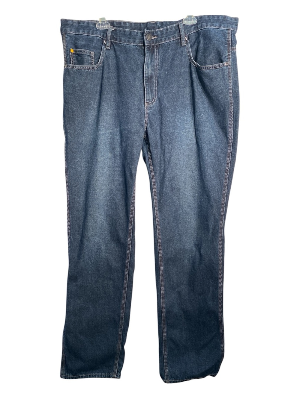 Caterpillar Men's Straight Jeans in Dark Blue Denim